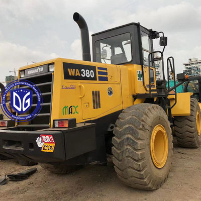 Japonya WA380-3 Kullanılmış Komatsu yükleyici WA380-3 Tekerlekli yükleyici İkinci el Komatsu yükleyici WA380-3