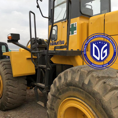 Japonya WA380-3 Kullanılmış Komatsu yükleyici WA380-3 Tekerlekli yükleyici İkinci el Komatsu yükleyici WA380-3