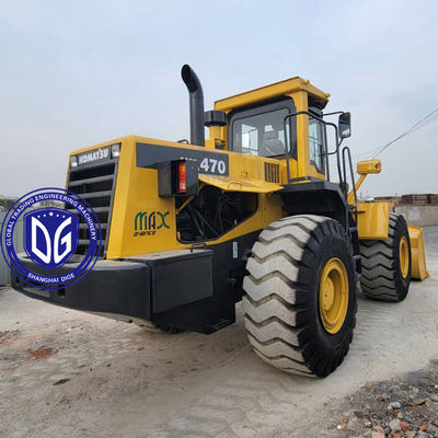 Ön uç yükleyici Komatsu WA470-3 Büyük Madencilik Mühendisliği için Kullanılmış yükleyici İnşaat Ekipmanı