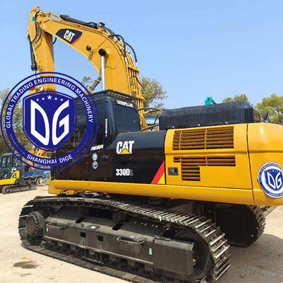 Cat 330D 30 ton kullanılmış Caterpillar Hidrolik Kazı makinesi Yeni model ve düşük yakıt tüketimi