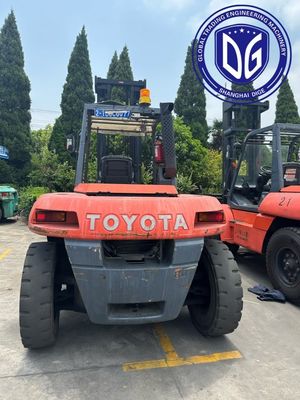 8t 8FDA80 Toyota Kullanılmış Forklift Güçlü Kullanılmış Forklift Hidrolik Makine