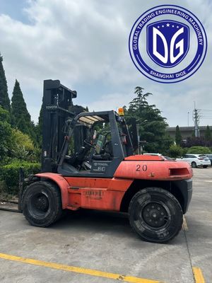 8t 8FDA80 Toyota Kullanılmış Forklift Güçlü Kullanılmış Forklift Hidrolik Makine