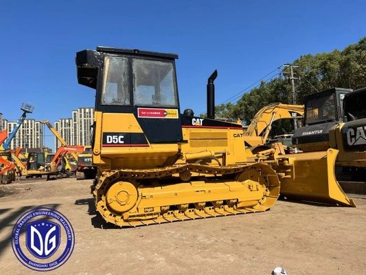 D5C Kullanılmış Caterpillar Dozer Harika Güçlü Hidrolik Buldozer