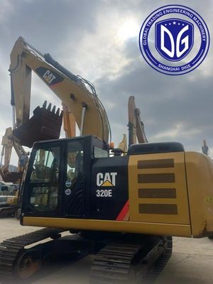 320E 20 tonluk kullanılmış tırtıl kazı makinesi üstün yük taşıma yeteneği ile