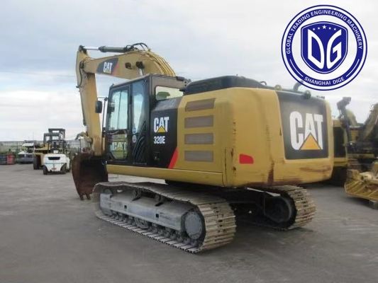 Süper güçlü motorlu 320E 20 tonluk kullanılmış tırtıl kazıcı