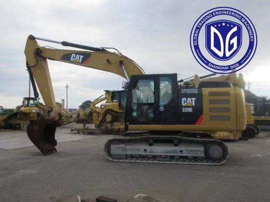 Süper güçlü motorlu 320E 20 tonluk kullanılmış tırtıl kazıcı