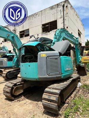 Manövre edilebilir Sk75SR Kullanılmış Kobelco 7,5 Tonluk Kazı Makinesi İnşaat için Çok yönlü