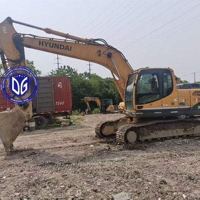 Orijinal Hyundai 225 22.5 tonluk hidrolik kazıcı İyi durumda ve sağlam tasarım