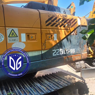 Orijinal Hyundai 220 20 tonluk Kullanılmış Hidrolik Kazı Makinesinin Klasik Modeli Şimdiden Kullanılabilir