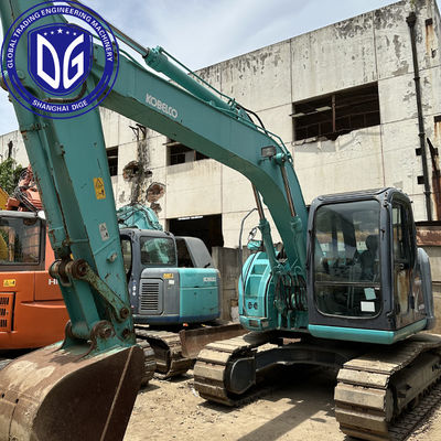 SK125 12.5 Ton Kobelco Kullanılmış Çarpıcı Kazı makinesi Japonya'dan geldi Mükemmel Performans