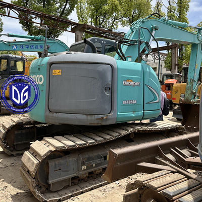 SK125 12.5 Ton Kobelco Kullanılmış Çarpıcı Kazı makinesi Japonya'dan geldi Mükemmel Performans