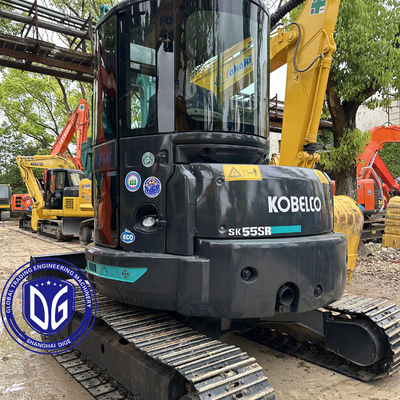 Yumuşak Kullanımlı Kobelco SK55 5.5 Ton Sürünen Kazı makinesi Duyarlı Kontroller