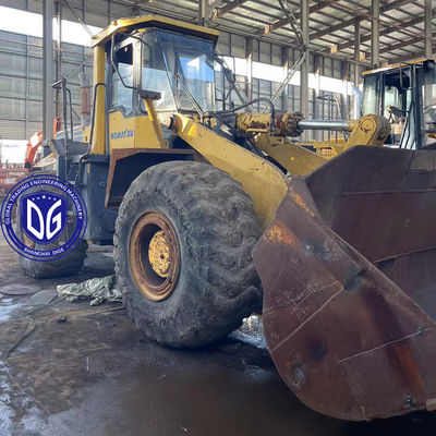 Orijinal Komatsu WA470-6 Kullanılmış Yükleyici Kayma Karşıtı İzleri Ve Etkili Soğutma Sistemi