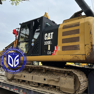 Kullanılmış CAT320E 20 Tonluk Caterpillar Paletli Kullanılmış Ekskavatör Orijinal İyi Durumda