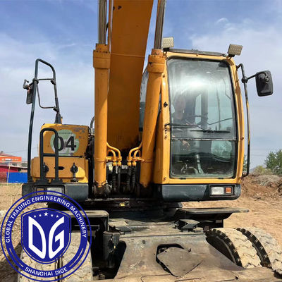 Kore 210W-9 Kullanılmış Hyundai Tekerlekli Ekskavatör 210W-9 Tekerlekli Ekskavatör İkinci El Hyundai Ekskavatör 210W-9