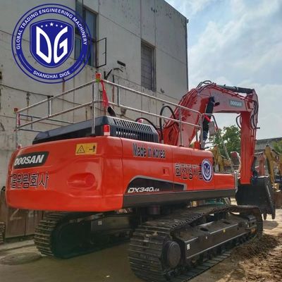 DX340LCA 34t Kore'den gelen orijinal kullanılmış Doosan kazıcı güçlü kollu
