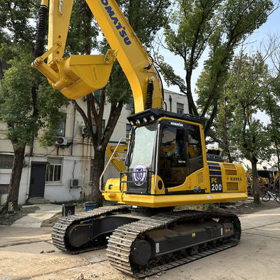 20 Ton Japonya Marka Ekskavatörü Komatsu PC200-8N1 Komatsu İnşaat Ekipmanı için Kullanılmış Ekskavatör
