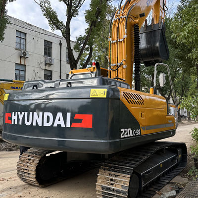20 tonluk Kore markası kazıcı Hyundai 220LC-9S Hyundai İnşaat ekipmanları için kullanılan kazıcı