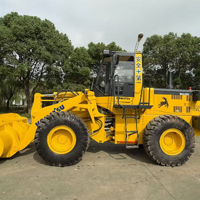 Japonya markası yükleyici Komatsu WA320 Komatsu İnşaat ekipmanları için kullanılan yükleyici