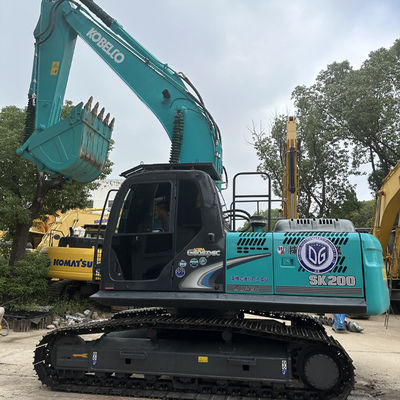 20 tonluk Japonya markası Kobelco SK200 Kobelco inşaat ekipmanları için kullanılan kazıcı