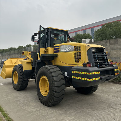 Kullanılmış WA320-5 yükleyici Japonya Komatsu WA320-3 WA320-5 WA470-3 WA470-6 Tekerlekli yükleyici Mükemmel durumda