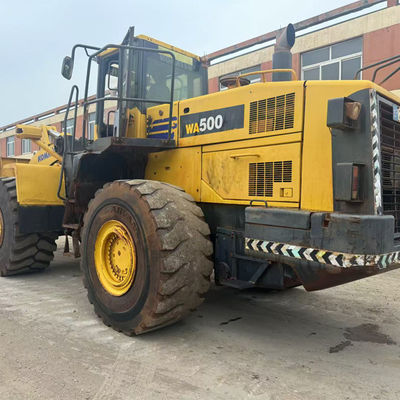 Komatsu WA500 4.3m3 İnşaat siteleri için standart kova kapasitesi tekerlekli yükleyici