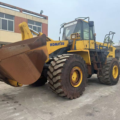 Komatsu WA500 4.3m3 İnşaat siteleri için standart kova kapasitesi tekerlekli yükleyici