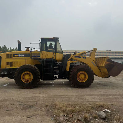Komatsu WA500 4.3m3 İnşaat siteleri için standart kova kapasitesi tekerlekli yükleyici