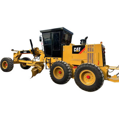 Hidrolik Sürüş Formu Caterpillar Grader 140h 14677kg Makine ağırlığı ve yolun doğru derecelendirilmesi