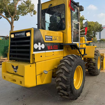Grader Loader Komatsu WA100 İnşaat projeleriniz için en iyi ekipman