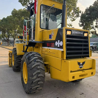 Grader Loader Komatsu WA100 İnşaat projeleriniz için en iyi ekipman