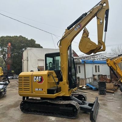 Kullanılmış Caterpillar Excavator 5.6km/h Hız ve İşlek Kentsel Yeniden Yapım Alanları için Manevrabilite