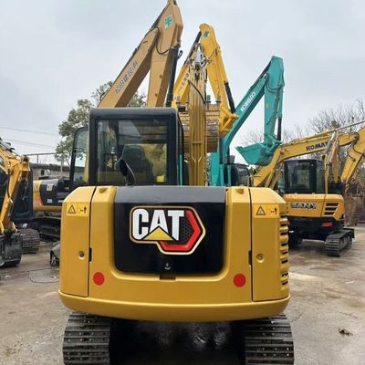 Kullanılmış Caterpillar Excavator 5.6km/h Hız ve İşlek Kentsel Yeniden Yapım Alanları için Manevrabilite