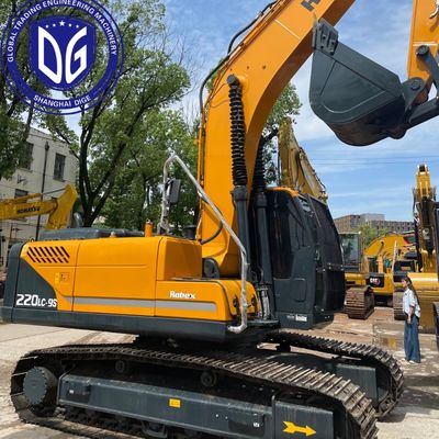 Kullanılmış Hyundai 220LC-9S Ekskavatör, Cummins Motorlu, Umman'a Gönderilmeye Hazır