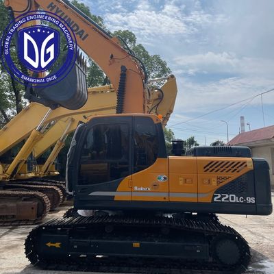 Kullanılmış Hyundai 220LC-9S Ekskavatör, Cummins Motorlu, Umman'a Gönderilmeye Hazır