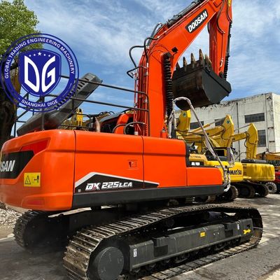 Kullanılmış Doosan DX225 kazıcı güvenilir uygun fiyatlı ağır ekipman