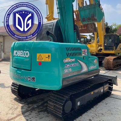 Kullanılmış Kobelco SK75 Kazıcı Track Hareketli Tipi Kompakt