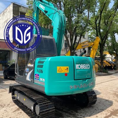 Kullanılmış Kobelco SK75 Kazıcı Track Hareketli Tipi Kompakt