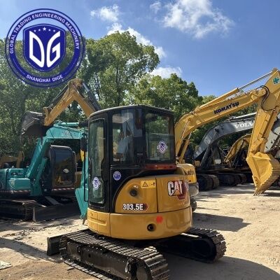 Japonya'da Çok Satan Caterpillar CAT 303.5E Ekskavatör Yüksek güçlü Hidrolik Ekskavatör 3.5 Ton Stokta Kullanılmış Ekskavatör
