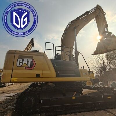Japonya Caterpillar CAT 345 Kazıcı Yüksek Güçlü Hidrolik Kazıcı 45 Ton Kullanılmış Kazıcı stokta sıcak satılıyor