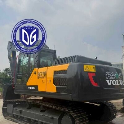 Japonya Kullanılmış Volvo Excavator EC210 Excavator 21 Ton Kullanılmış Excavator Sıcak Satış stokta