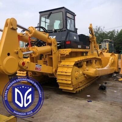 Çin Sıcak Satış Kullanılmış Shantui SD32 Bulldozer Yüksek Güçlü Shantui 320HP Ağır Güçlü İnşaat Makinesi stokta