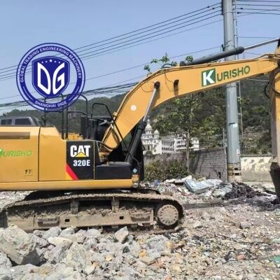 Japon Caterpillar CAT320E Ekskavatör 20 Ton Yüksek Güçlü Hidrolik Ekskavatör Yakıt Tasarruflu Ağır Hizmet Tipi Kullanılmış Ekskavatör Çok Satan