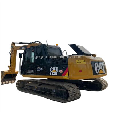 En iyi fiyatla stokta kullanılan Caterpillar 312D 12t ekskavatörü Satılık sağlam dayanıklı güçlü ekskavatör