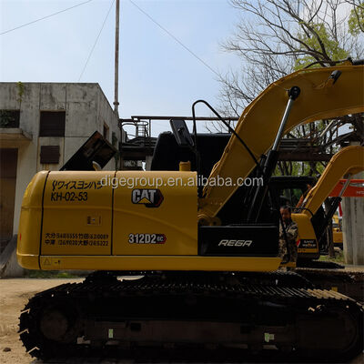 En iyi fiyatla stokta kullanılan Caterpillar 312D 12t ekskavatörü Satılık sağlam dayanıklı güçlü ekskavatör