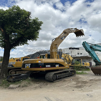 Stokta En İyi Fiyata Kullanılmış Caterpillar 320C 20t Ekskavatör, Satılık Sağlam Dayanıklı Güçlü Ekskavatör
