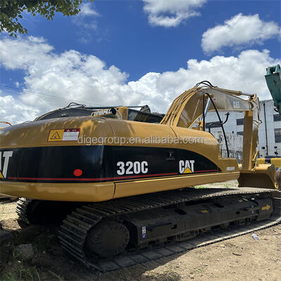 Stokta En İyi Fiyata Kullanılmış Caterpillar 320C 20t Ekskavatör, Satılık Sağlam Dayanıklı Güçlü Ekskavatör