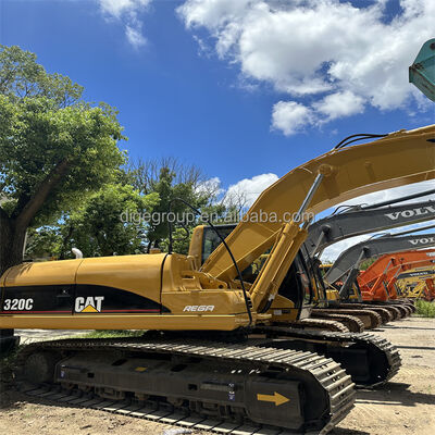 Stokta En İyi Fiyata Kullanılmış Caterpillar 320C 20t Ekskavatör, Satılık Sağlam Dayanıklı Güçlü Ekskavatör