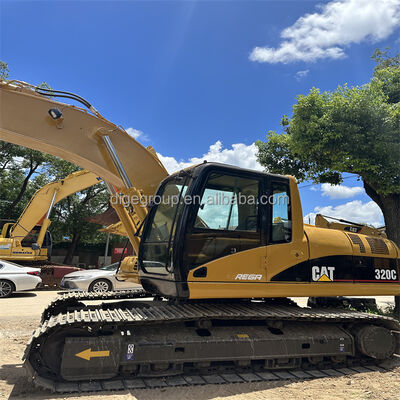 Stokta En İyi Fiyata Kullanılmış Caterpillar 320C 20t Ekskavatör, Satılık Sağlam Dayanıklı Güçlü Ekskavatör