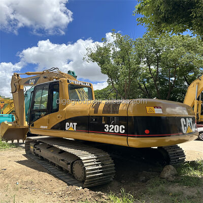 Stokta En İyi Fiyata Kullanılmış Caterpillar 320C 20t Ekskavatör, Satılık Sağlam Dayanıklı Güçlü Ekskavatör